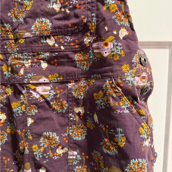 Duluth Trading Co Purple Floral Overalls - Picture 4 of 10